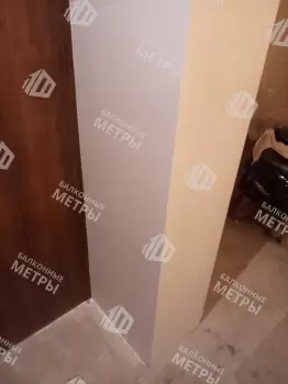 Отделка с объединением балкона и комнаты