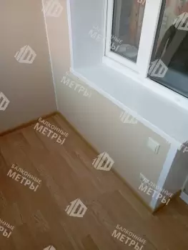 Остекление профилем Rehau и отделка балкона