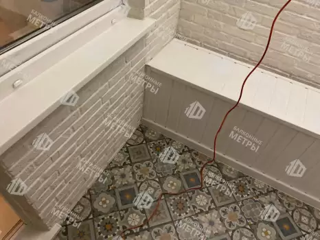 Отделка с утеплением балкона Сапожок